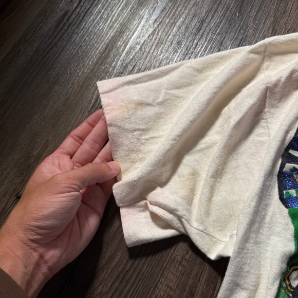 Vintage 90s Hand painted Noahs Ark Animals Graphic T Shirt XL‎ USA Made - Picture 4 of 7